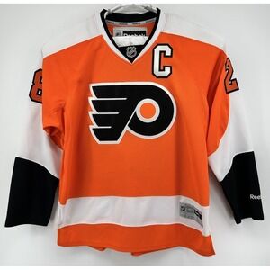 Claude Giroix Philadelphia Flyers NHL Reebok Jersey Orange Men's Size Large